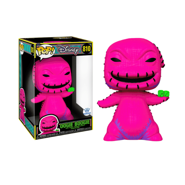 Funko Pop! Disney The Nightmare Before Christmas - Oogie Boogie Blacklight Jumbo (Funko Exclusive)