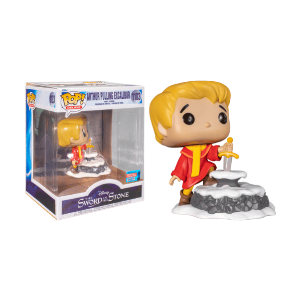 Funko Pop! Disney The Sword in the Stone - Arthur Pulling Excalibur Deluxe (2021 Fall Convention Exclusive)