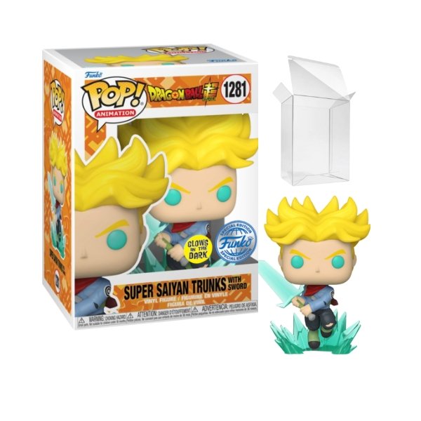 Funko Pop! Dragon Ball Super - Super Saiyan Trunks with Sword Glow in the Dark Exclusive