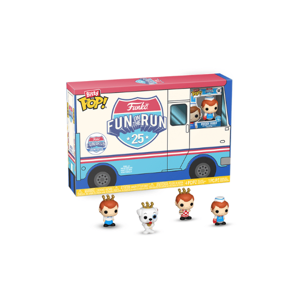 Funko Pop! Freddy Funko Fun on the Run 4 Pack Bitty Exclusive