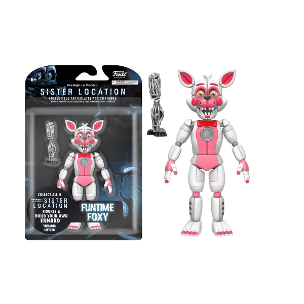 Funko Pop! Games FNAF Funko Five Nights at Freddy's 5 FUNTIME FOXY ACTION FIGURE Sister Location