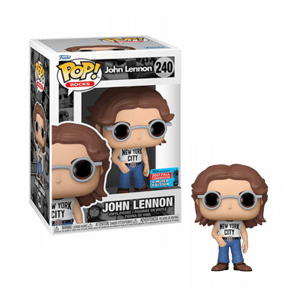 Funko Pop! John Lennon in New York City T-Shirt (2021 Festival of Fun Convention Exclusive)