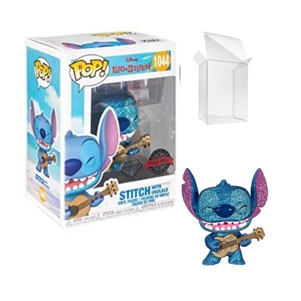 Funko Pop! Lilo & Stitch - Stitch with Ukulele Diamond Glitter #1044 Diamond Exclusive