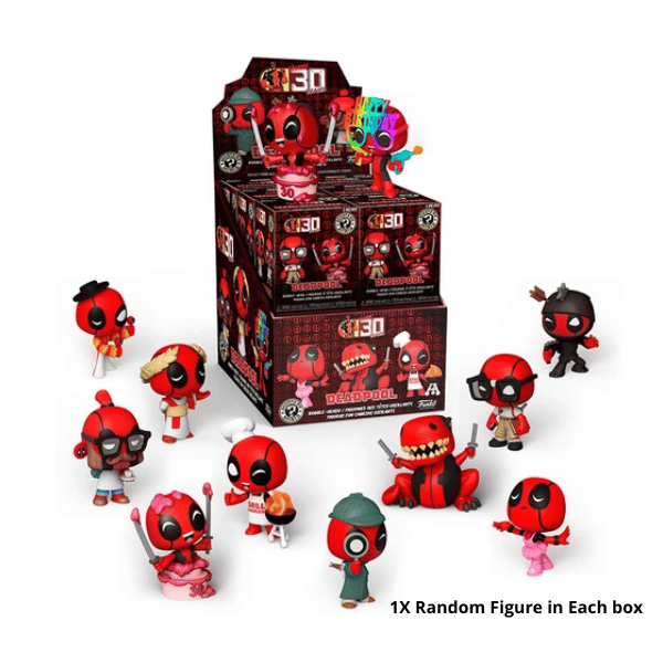 Funko Pop! Marvel Mystery Mini's Deadpool 30TH