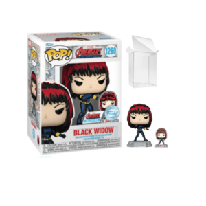 Funko Pop! Marvel: The Avengers: Earth's Mightiest Heroes - 60th Anniversary - Black Widow with Pin Exclusive