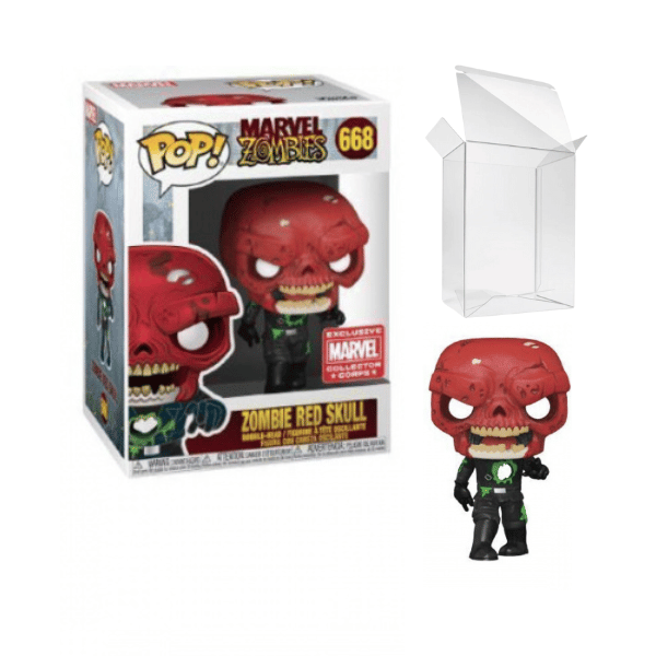 Funko Pop! Marvel: Zombie Red Skull #668 Marvel Collector Corps Exclusive