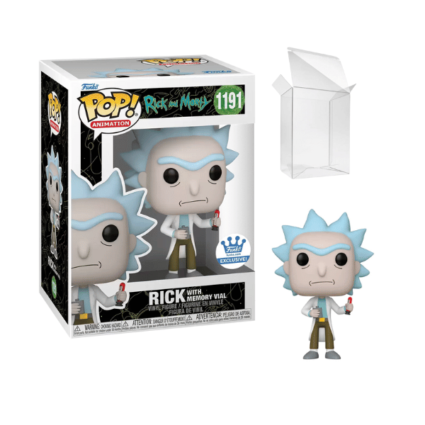 Funko Pop! Rick and Morty - Rick with Memory Vial #1191 Exclusive