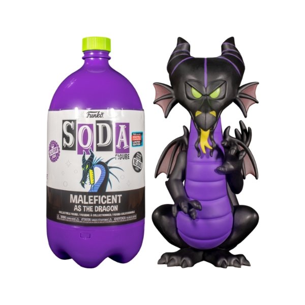 Funko Pop! SODA Sleeping Beauty - Maleficent as Dragon in 3L Collector Bottle (International Edition) (2022 Fall Convention Exclusive)