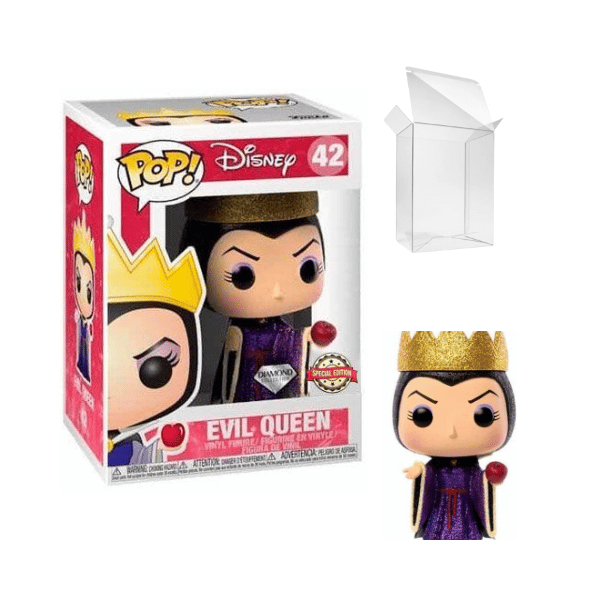 Funko Pop! Snow White and the Seven Dwarfs - Evil Queen Glitter #42 Diamond Collection Hot Topic Exclusive