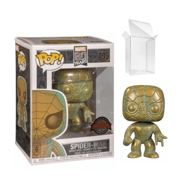 Funko Pop! Spider-Man - Spider-Man Patina 80th Anniversary Exclusive