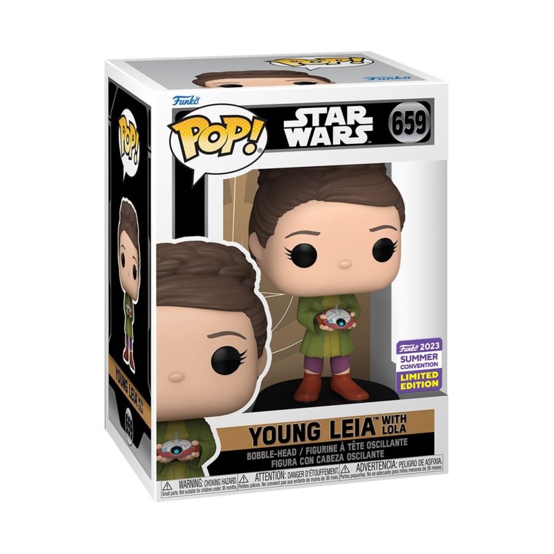 Funko Pop! Star Wars Obi-Wan Kenobi - Young Leia with Lola (2023 Summer Convention Exclusive)