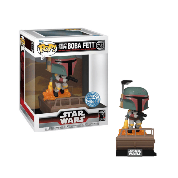 Funko Pop! Star Wars Return of the Jedi 40th - Jabba's Skiff - Boba Fett Exclusive