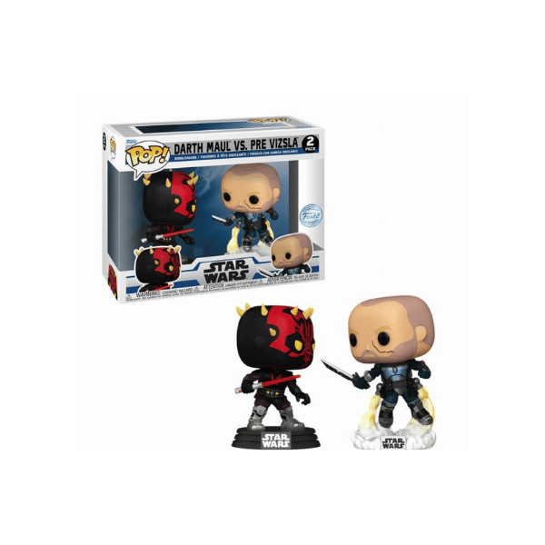 Funko Pop! Star Wars: The Clone Wars - Darth Maul vs. Pre Vizsla 2 Pack Exclusive