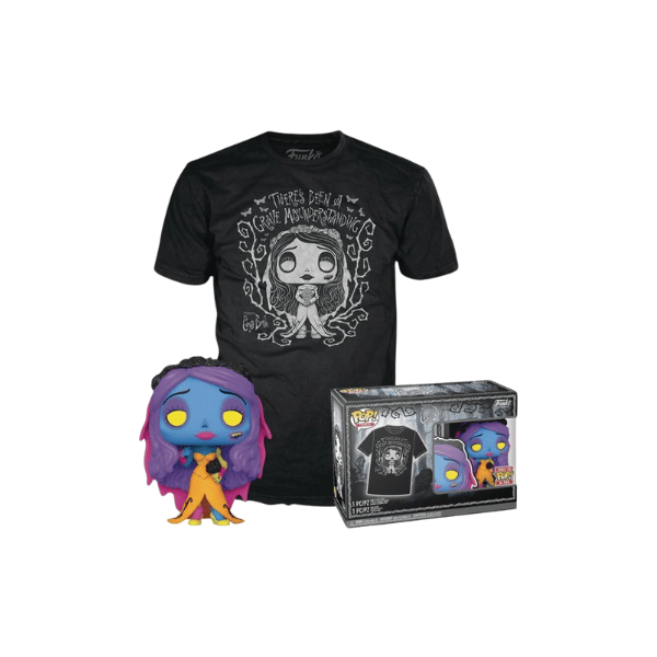 Funko Pop! Tee Box - Disney Corpse Bride - Emily Blacklight Exclusive - Maat M