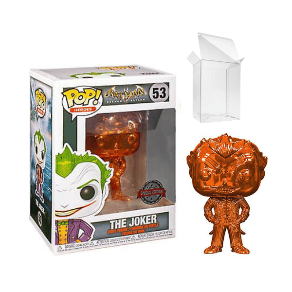 Funko Pop! The Joker - Batman Arkham Asylum - Heroes (53) Orange Chrome