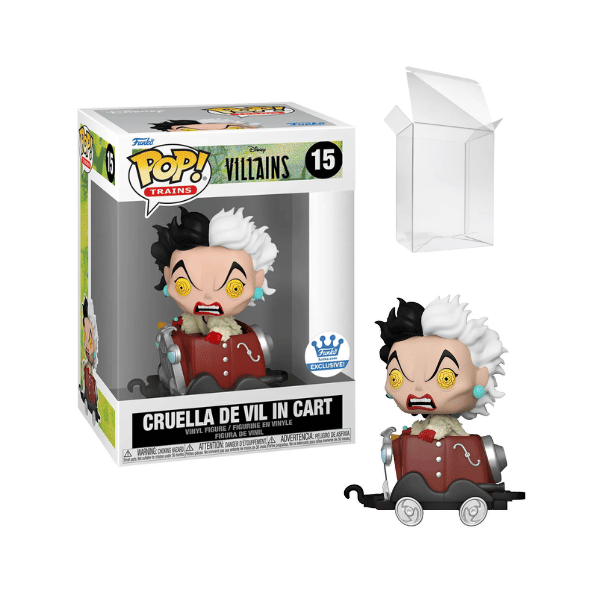 Funko Pop! Train Disney Villains - Cruella de Vil in Cart #15 Exclusive