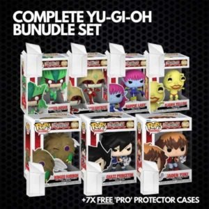 BUNDLE SET: 7X Yu-Gi-Oh! Funko Pop Bundle Pack + Free Protector Cases