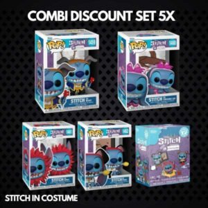 COMBI DISCOUNT: Set 5X Funko Pop! Stitch in Costume