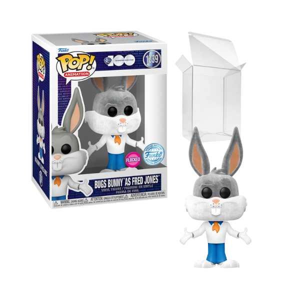 Funko Pop! Animation: Bugs Bunny as Fred Jones (Flocked) Exclusive #1239