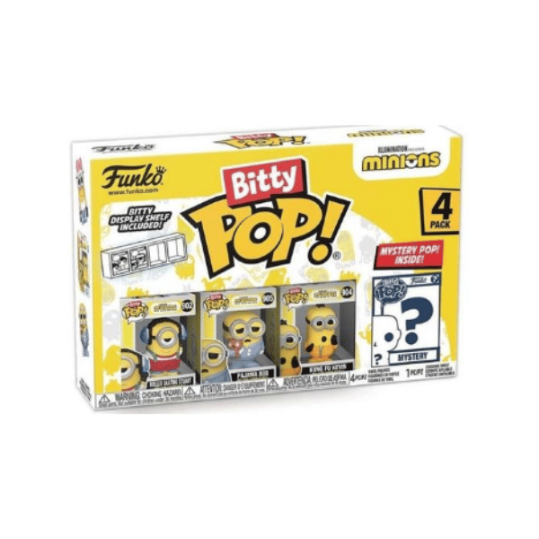 Funko Pop! Bitty - Minions 4-pack: Roller Skating Stuart