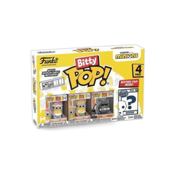 Funko Pop! Bitty - Minions 4-pack: Tourist Jerry