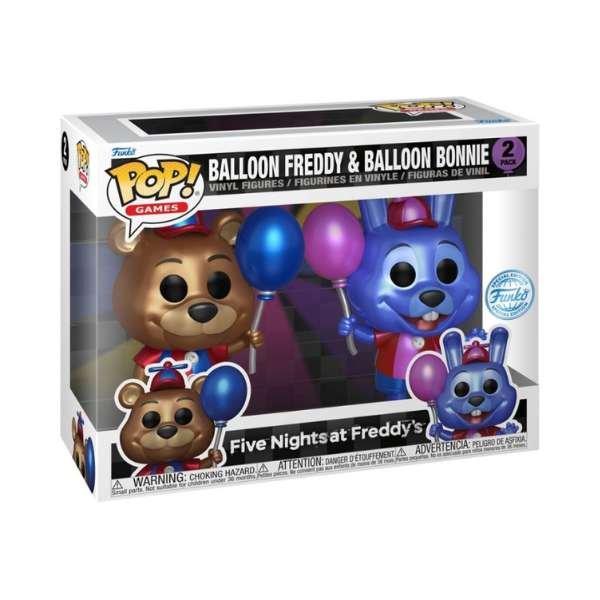 Funko Pop! Games: Five Nights At Freddy's - Balloon Freddy & Balloon Bonnie Special Edition Exclusive