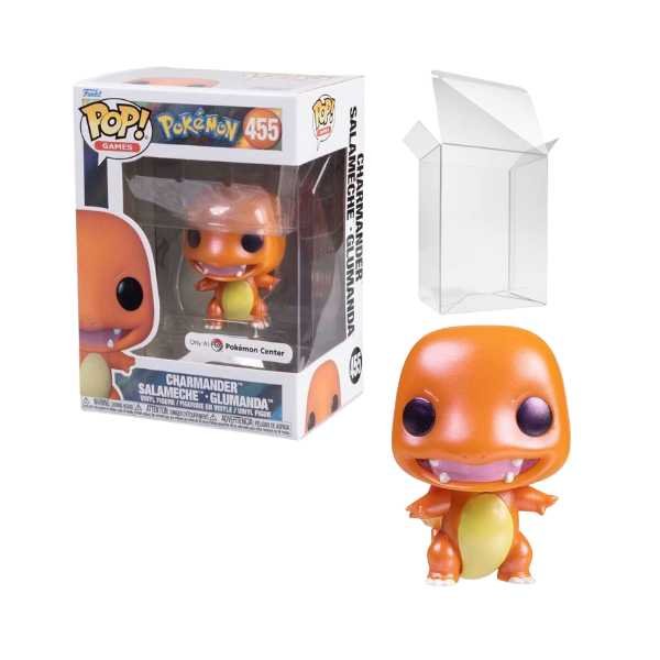 Funko Pop! Games: Pokemon - Charmander #455 (Only at Pokémon Center Exclusive) (Pearlescent) [7.5/10]