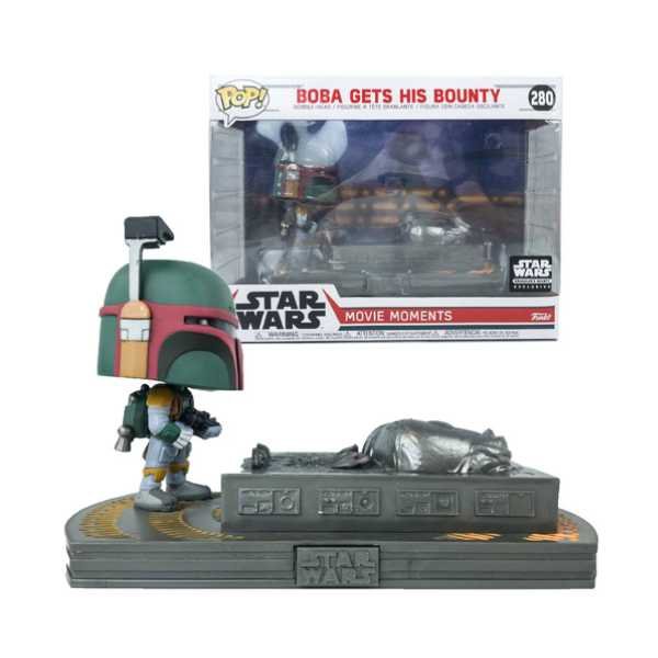 Funko Pop! Movie Moments Star Wars_ Boba Gets His Bounty #280 Smuggler’s Bounty Exclusive