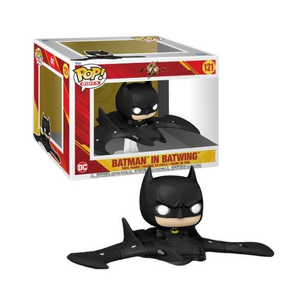 Funko Pop! Rides Super Deluxe: The Flash - Batman in Batwing #121