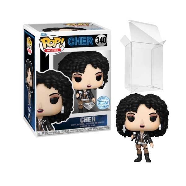 Funko Pop! Rocks: Cher - Cher If I Could Turn Back Time Diamond Glitter Exclusive