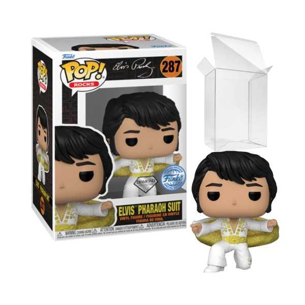 Funko Pop! Rocks Elvis Presley - Elvis in Pharaoh Suit Diamond Glitter Exclusive