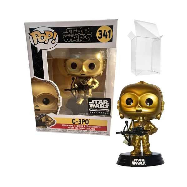 Funko Pop Star Wars_ C-3PO #341 (Smuggler's Bounty Exclusive)