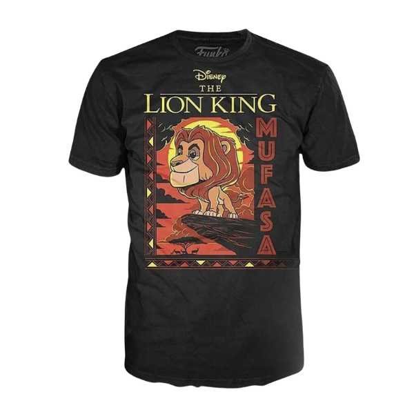 Funko Pop! T-Shirt Disney the Lion King - Mustafa Zwart Maat S