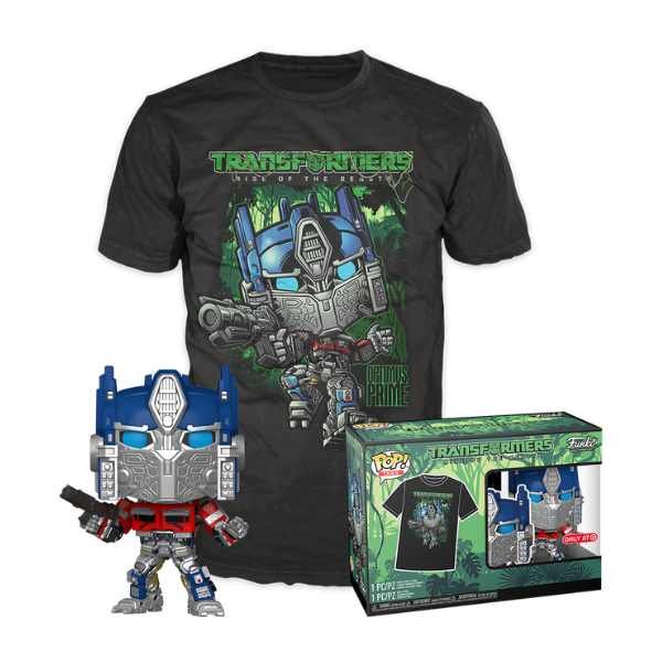 Funko Pop! Transformers Tee Box - Optimus Prime (Only at Target) Metallic Exclusive - Maat M