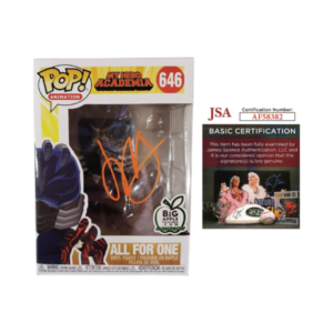 Gesigneerde Funko Pop! My Hero Academia - All for one - Big Apple Exclusive #646 (Signed by John Swasey)