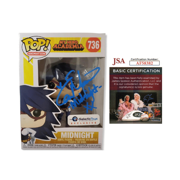 Gesigneerde Funko Pop! My Hero Academia - Midnight #736 (Signed by Elizabeth Maxwell)