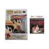 Gesigneerde Funko Pop! One Piece - Monkey. D. Luffy #98 (Signed by Erica Schroeder)