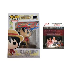 Gesigneerde Funko Pop! One Piece - Monkey. D. Luffy #98 (Signed by Erica Schroeder)