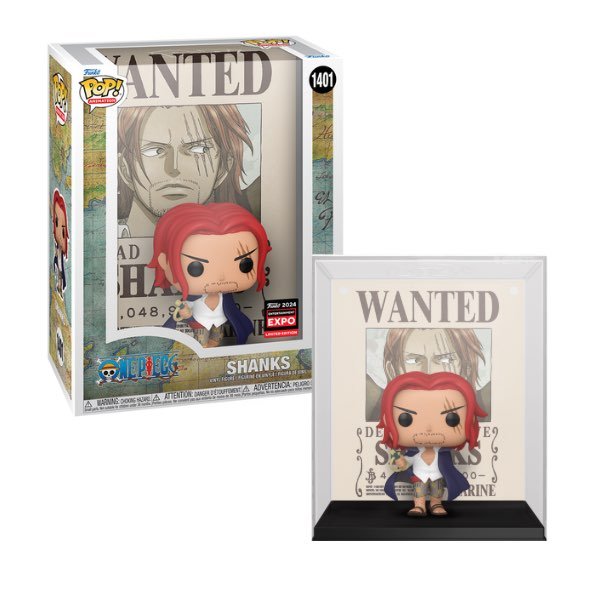 Funko Pop! Animation: One Piece - Shanks Wanted Poster C2E2 Shared Exclusive