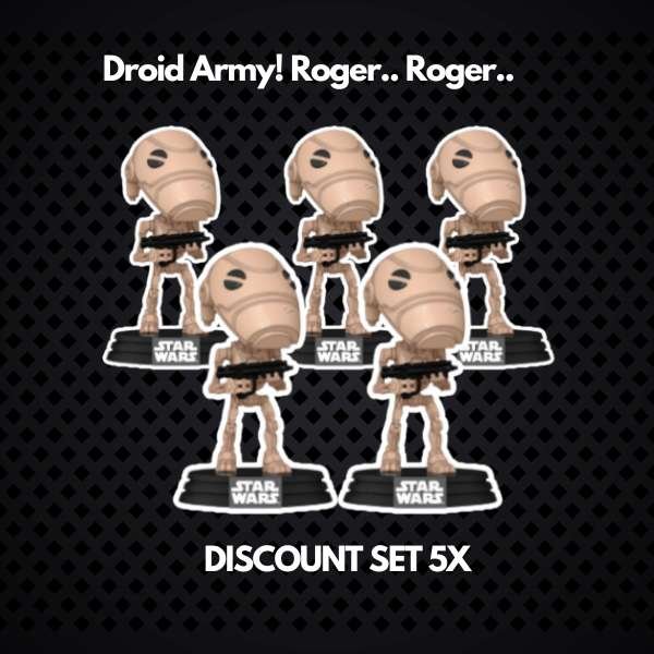 DISCOUNT SET: Battle Droid Army 5X (Star Wars The Phamtom Menace)