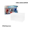 Pop Protector voor 3 Pack Superman 15.88 x 26.04 x 8.89 CM [0.5mm]