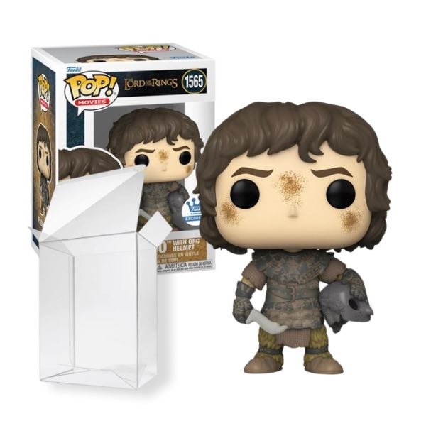 Funko Pop! Movies: The Lord of the Rings - Frodo with Orc Helmet #1565 [Funko Exclusive]