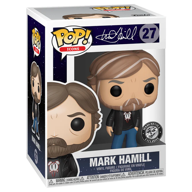 Funko POP! Mark Hamill #27 Black Shirt [DesignerCon Exclusive] Star Wars