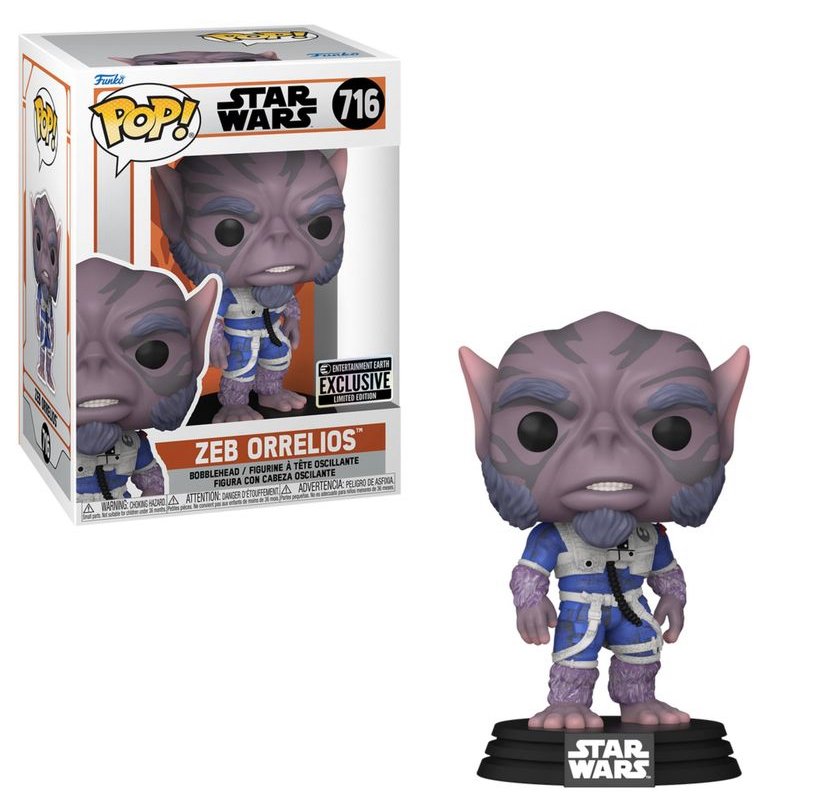 Funko Pop! Star Wars: Zeb Orrelios #716 Entertainment Earth Exclusive