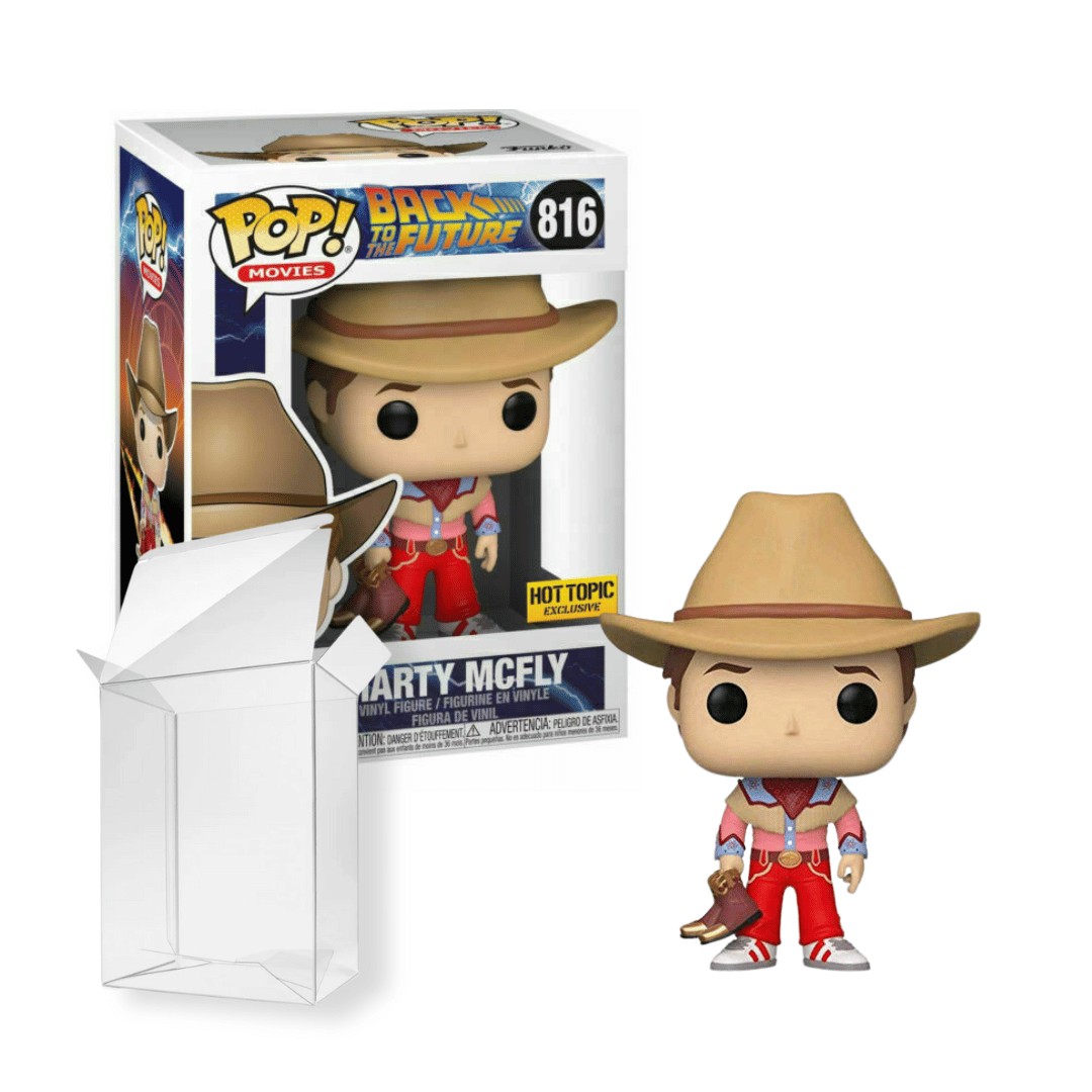 FUNKO POP! MOVIES: BACK TO THE FUTURE - MARTY MCFLY COWBOY (HOT TOPIC) #816