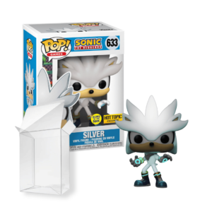 Funko POP! Games: Sonic The Hedgehog - Silver (GiTD)(Hot Topic) #633