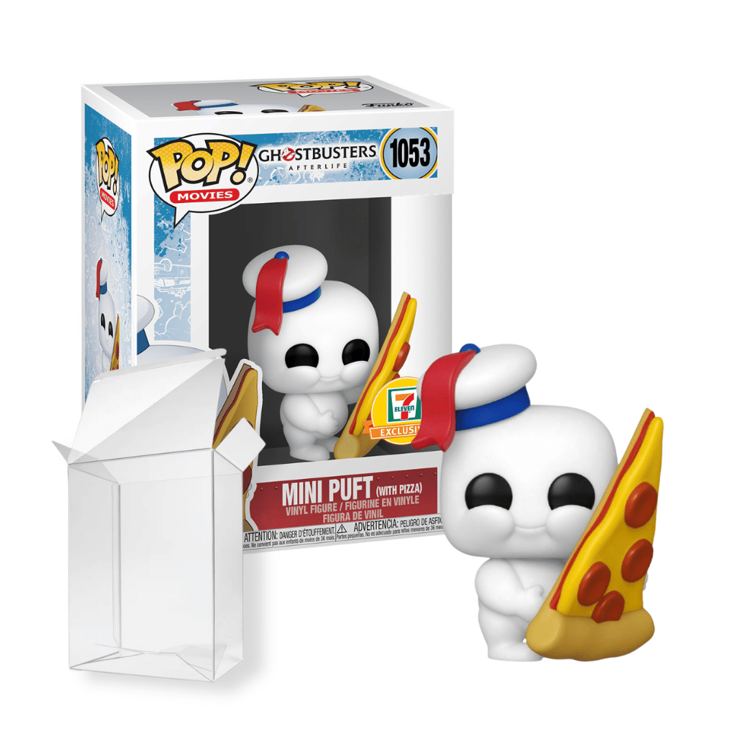 Funko POP! Movies: Ghostbusters Afterlife - Mini Puft [With Pizza] (7-Eleven) #1053