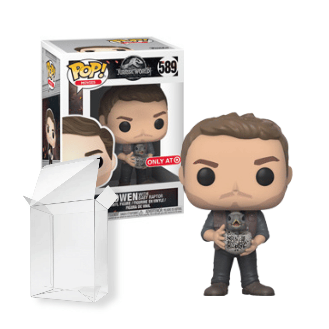 Funko POP! Movies: Jurassic World - Owen with Baby Raptor (Target) #589