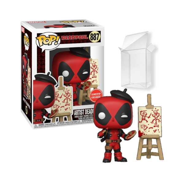 _Funko Pop! Deadpool Artist Deadpool - GameStop Exclusive #887