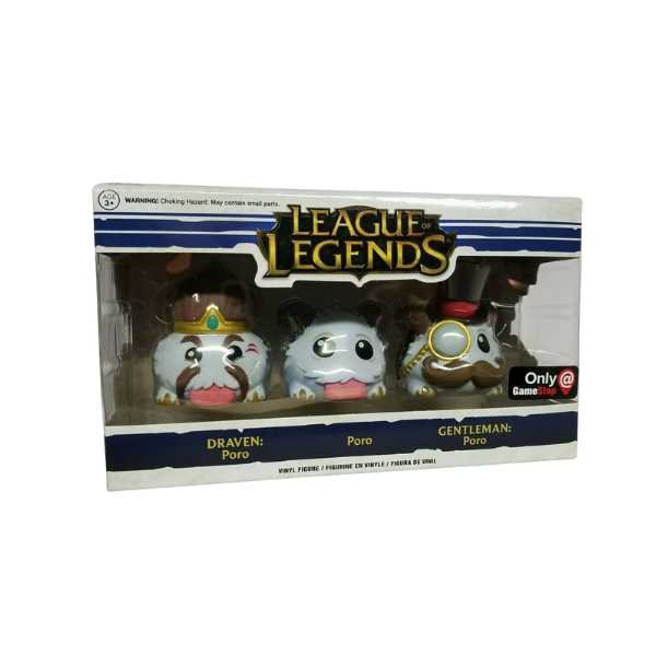 Funko Pop! Games: League of Legends - Poro 3-Pack (Draven: Poro, Poro, Gentleman: Poro) [7.5/10]